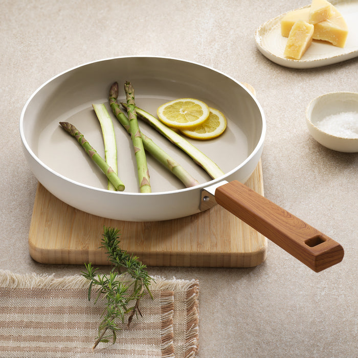 Schafer Ceramoni Ceramic Pan 26 Cm-Cream