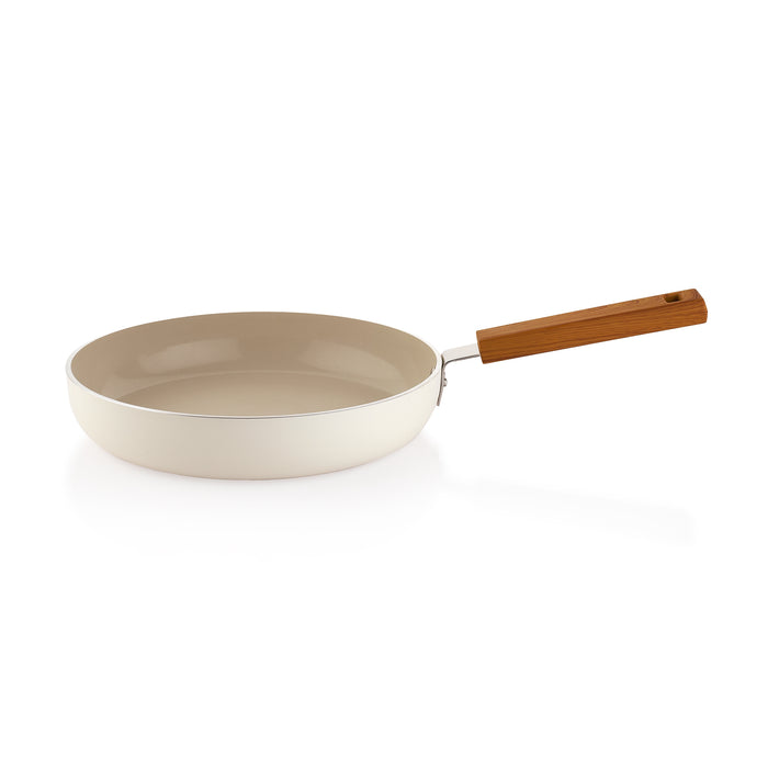 Schafer Ceramoni Ceramic Pan 26 Cm-Cream