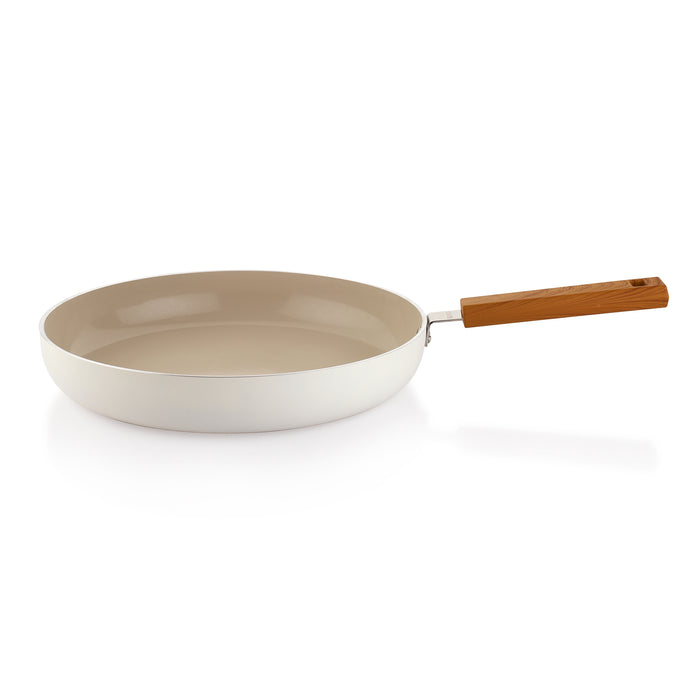 Schafer Ceramoni Ceramic Pan 30 Cm-Cream