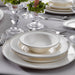 QUEEN LINY BONE DINNER SET - 60 PCS.-SILVER