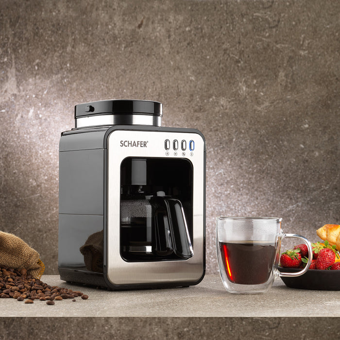SCHAFER BARISTA COFFEE MACHINE-2 PCS.-BLACK