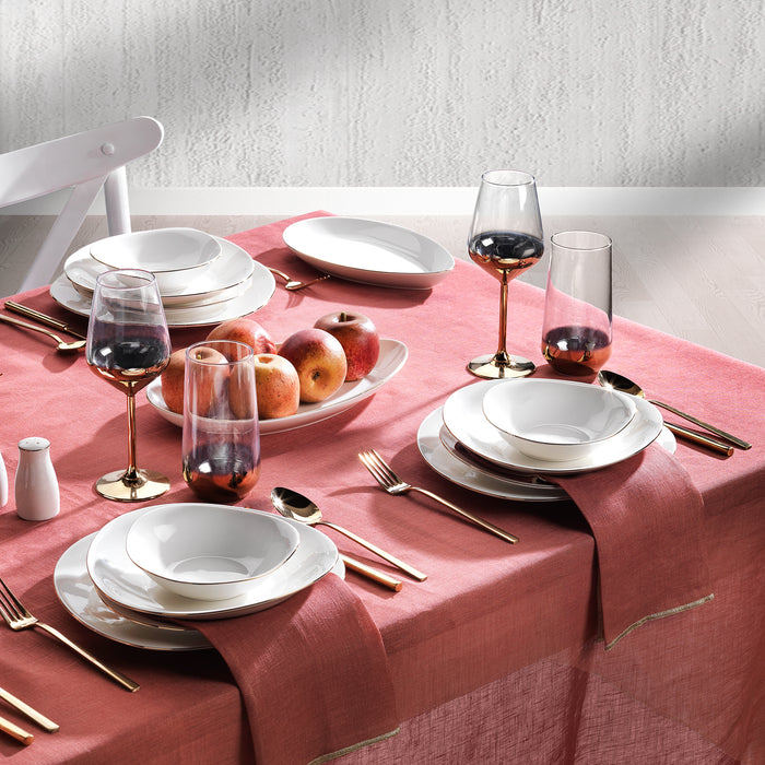 Schafer Dina Dinner Set-56 Pcs.-Gold