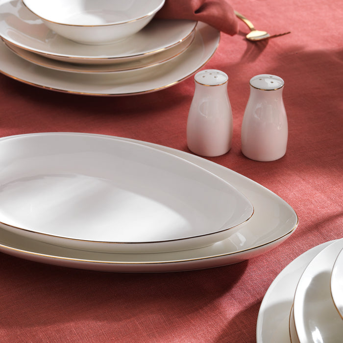 Schafer Dina Dinner Set-56 Pcs.-Gold