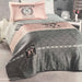 3pcs Quilted Duvet Cover 160*220 LP Awesome Powder