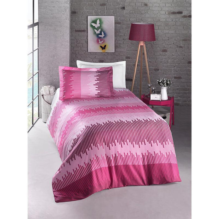 3pcs Quilted Duvet Cover 160*220 LP Energy Fuschia