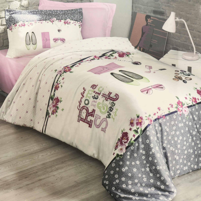 3pcs Quilted Duvet Cover 160*220 LP Jewels