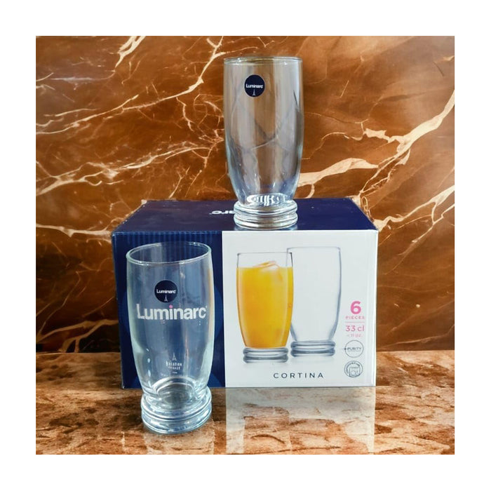 Luminarc Cortina High Ball Tumbler 330ml Set of 6