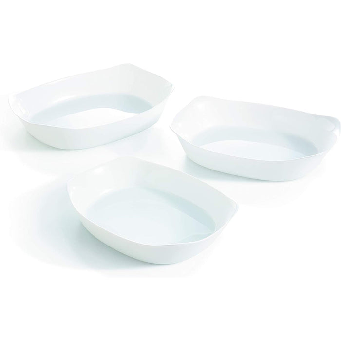 CARINE BLANC PLAT RECT 38*28 STYLISH [P8330] SMART  Luminarc