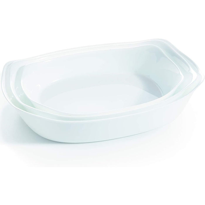 CARINE BLANC PLAT RECT 38*28 STYLISH [P8330] SMART  Luminarc