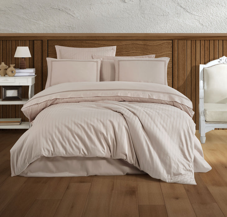 Dantela double duvet cover set IMGE BEIGE