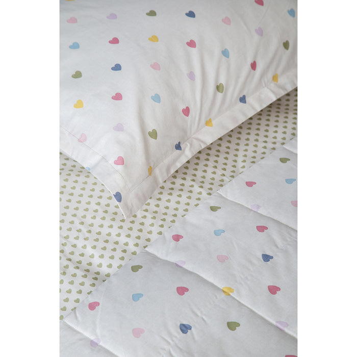 APRICITAS KALLIOPE green single bedspread cover set