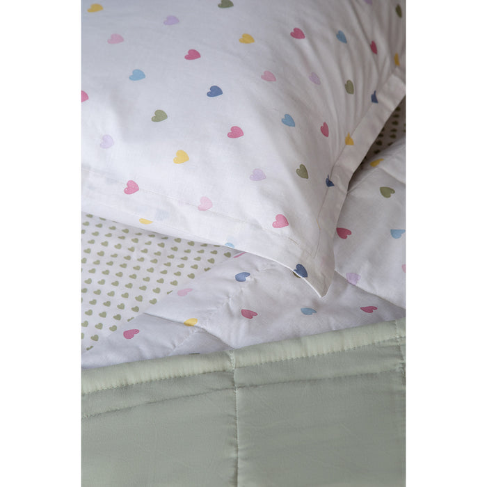 APRICITAS KALLIOPE green single bedspread cover set