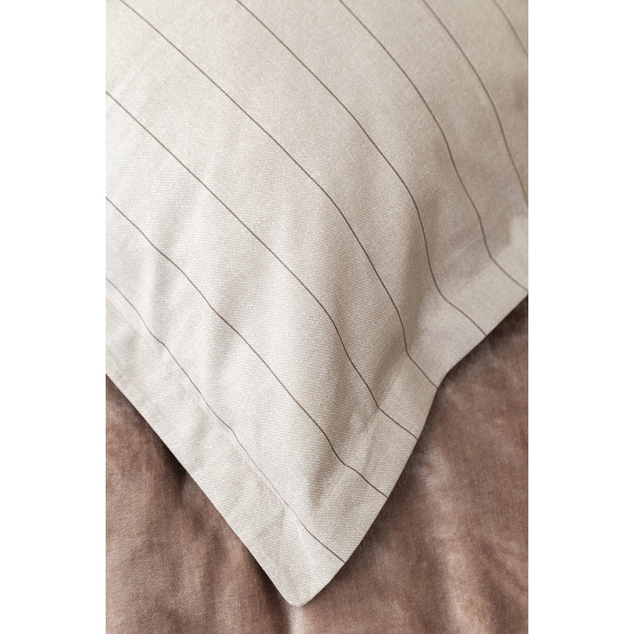 APRICITAS light browndouble duvet cover set flannel