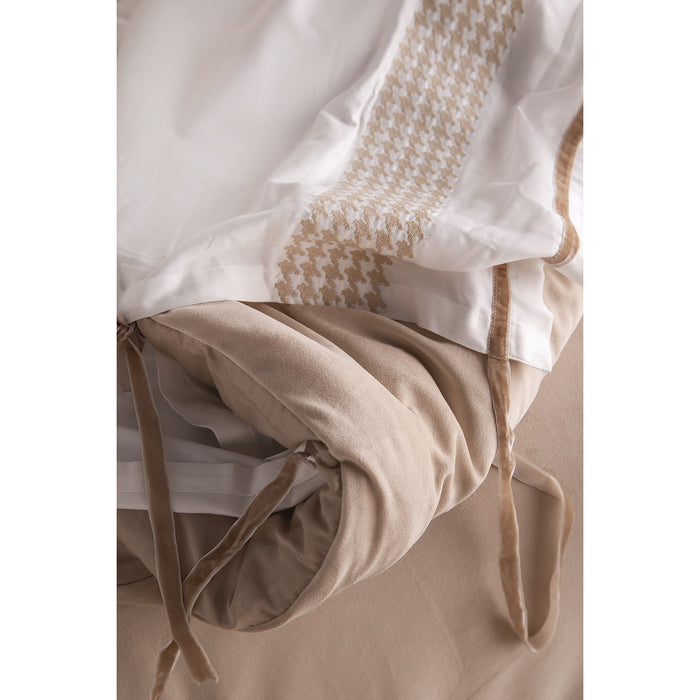 APRICITAS Icon beige 9PCS double Comforter bed set