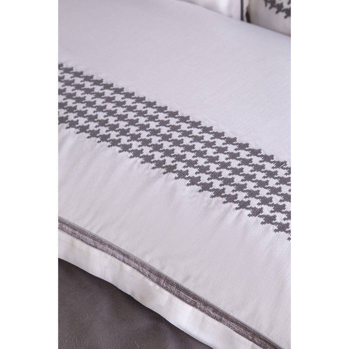 APRICITAS Icon dark grey 9PCS double Comforter bed set