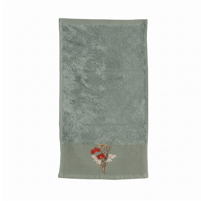 M Towel bamboo embroidery 30x50 Model (2)